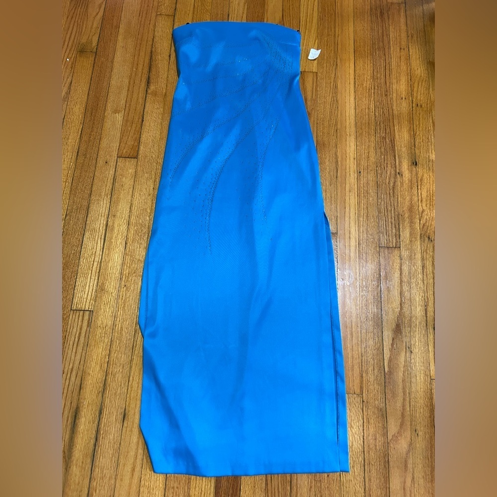 Vintage Rampage Dress Fairycore Embellished Size 10/11 USA Slits Prom 90s Y2k